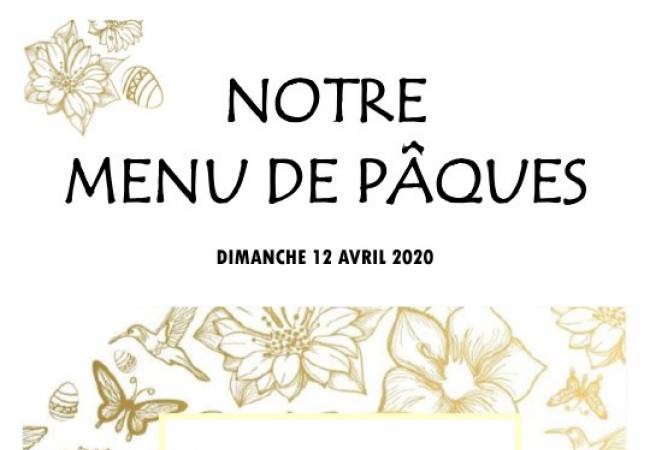 Menu de PAQUES