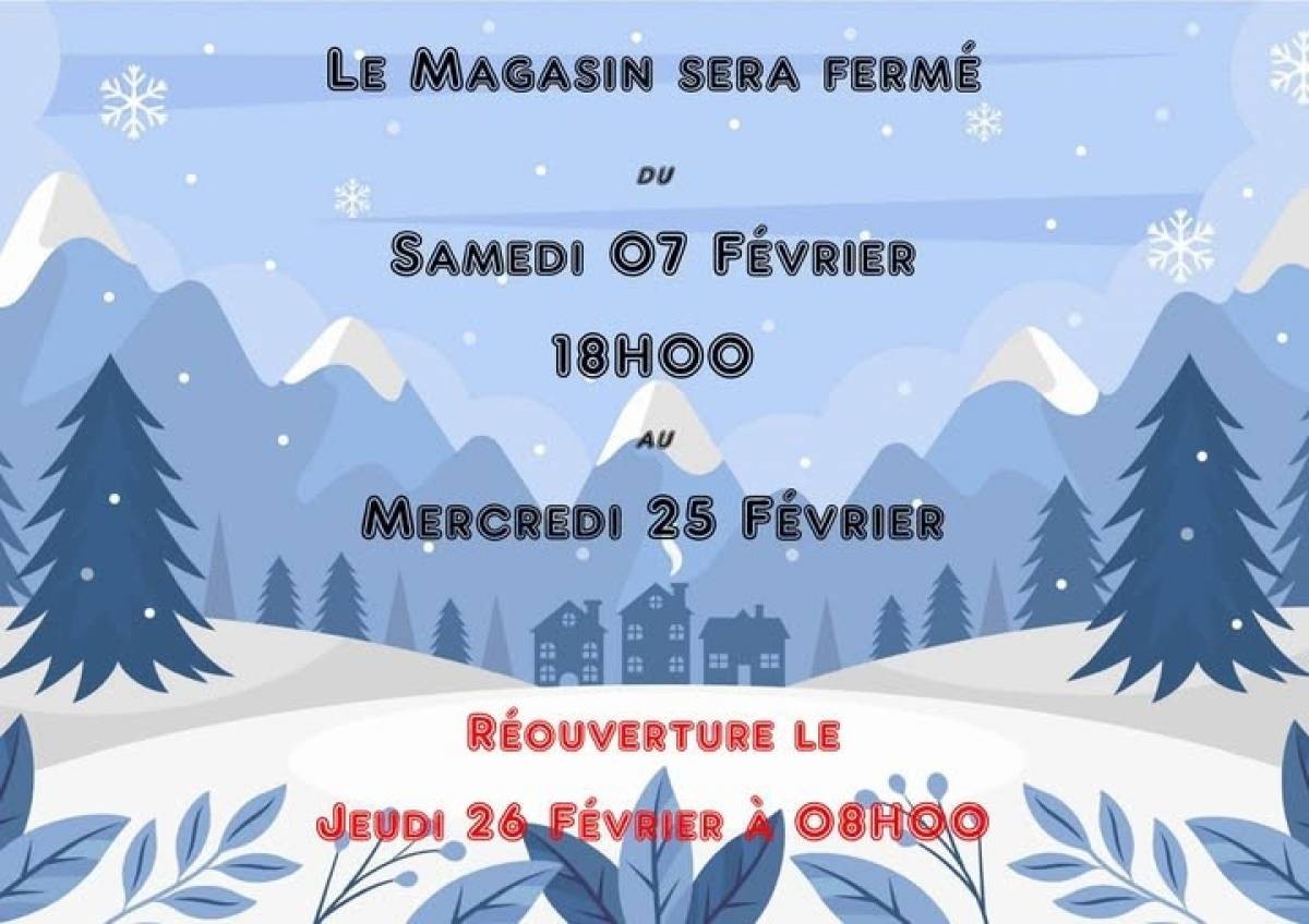 Nos CONGES ANNUELS approchent