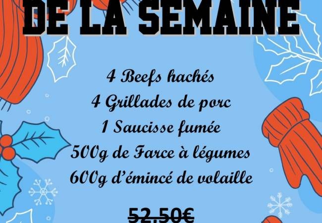 Le PANIER de la semaine sera disponible dès mardi 02 décembre 2025