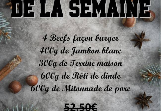 Le PANIER de la semaine sera disponible dès mardi 16 décembre 2025