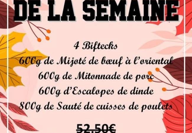 Le PANIER de la semaine sera disponible dès mercredi 12 novembre 2025