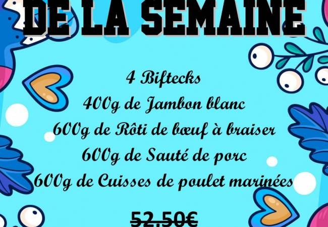 Le PANIER de la semaine sera disponible dès mardi 20 janvier 2026