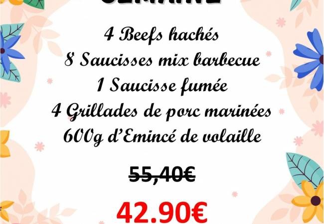 Le PANIER de la semaine sera disponible dès mardi 26 mai 2026