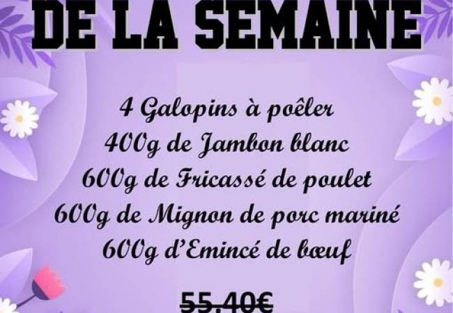 Le PANIER de la semaine sera disponible dès mardi 02 juin 2026