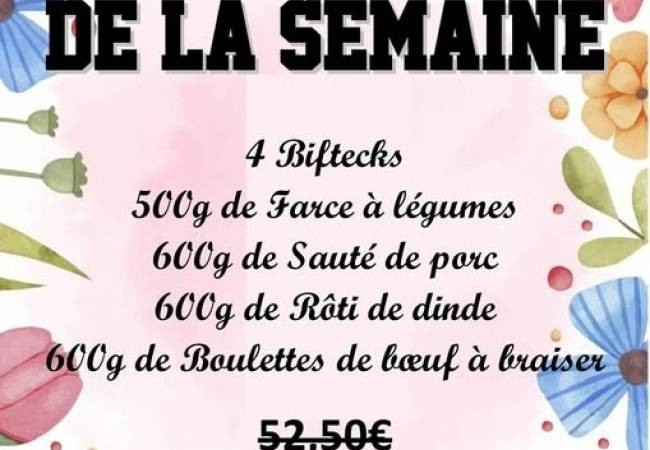 Le PANIER de la semaine sera disponible dès mardi 14 avril 2026